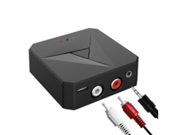 Receptor E Transmissor Nfc Compatível Com Bluetooth, Adaptador De Áudio Usb 2 Em 1 Com Entradas De 3,5 Mm, Aux E Rca Para Música Estéreo.