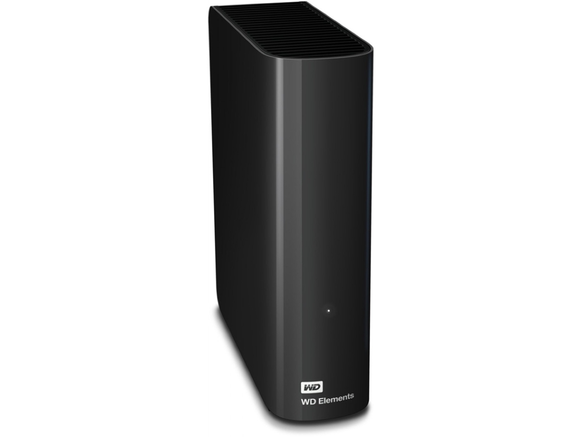 Disco HDD Externo WESTERN DIGITAL Elements (Preto - 4 TB - USB 3.0)