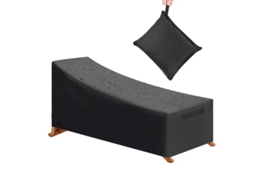 Capa Protetora Contra Poeira Para Cadeira De Jardim, Capa Protetora Para Cadeira De Piscina E Praia, 210×75×80cm