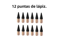 Conjunto de Lápis de Escrita Infinita, Inclui 2 Lápis e 6 Minas de Substituição, Apagáveis. MDUG (estilo K)