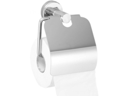 Suporte De Papel Higiênico Parede Com Tampa Protetora Contra Poeira, Estilo Moderno, Aço Inoxidável, Ideal Para Cozinhas
