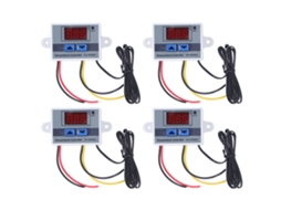 Controlador De Temperatura Digital Led 4pcs Termostato Com Sonda 12v 120w