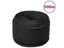 Rope, Ropes Vidaxl Preto Polipropileno (n/a)