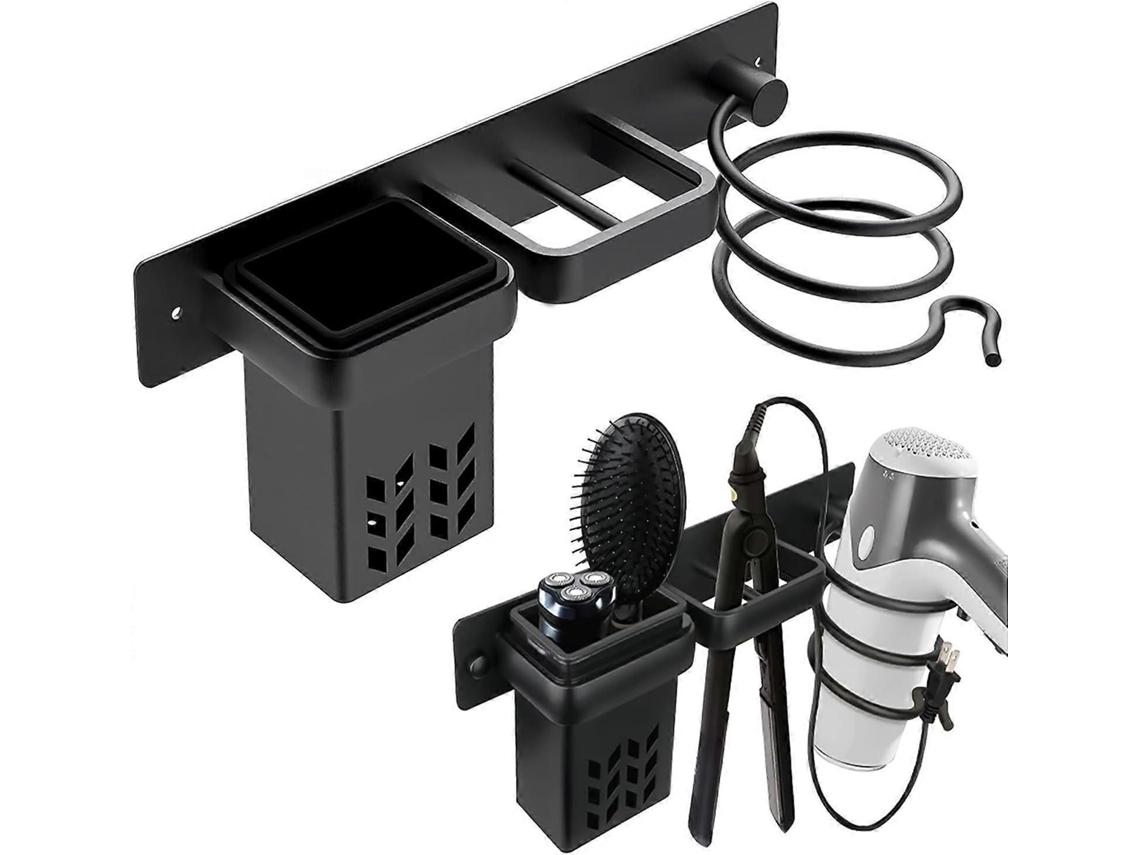 Suporte de Parede para Secador Cabelo, Organizador Ferramentas Beleza e Pent Eado. GOKOCO