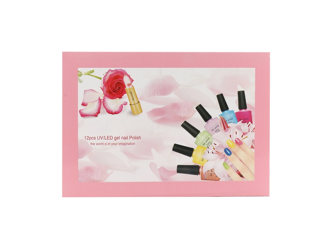 Kit De Esmalte De Uñas Gel Uv Profesional Com Base, Top Coat E Remover Set De Manicura (tipo 03)