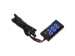 Dioche Medidor De Temperatura Ultrafino Para Motocicletas Com Lcd E Adaptador Vela Ignição 10mm Dc12v Universais Azul
