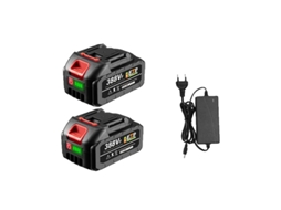 Bateria De Lítio Recarregável, Capacidade De 15000mah, Plugue Eu,carregador 2x388vf 1 Oem