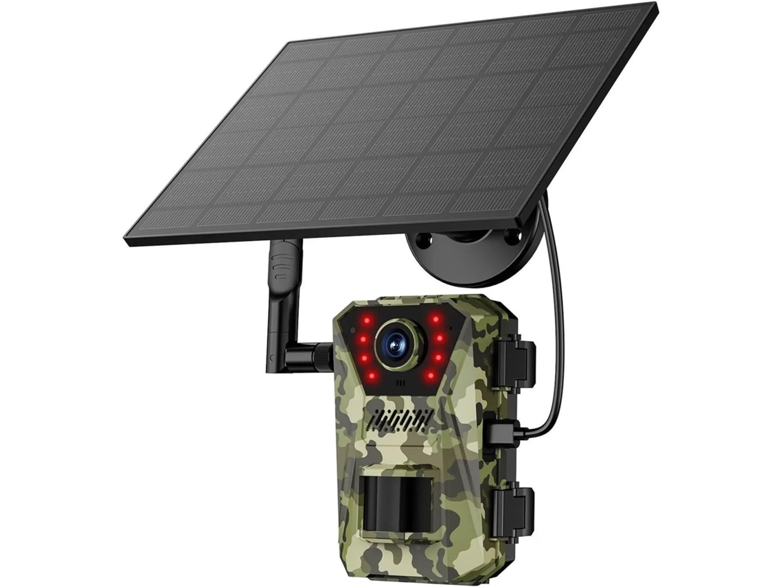 Caméra Faune Sauvage Solaire 14mp 4g Étanche 20m SFUSHOS