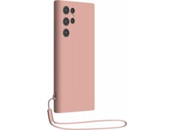 Capa para Samsung Galaxy S23 Ultra 5G/S23 Ultra BIGBEN CONNECTED Silicone Rosa .