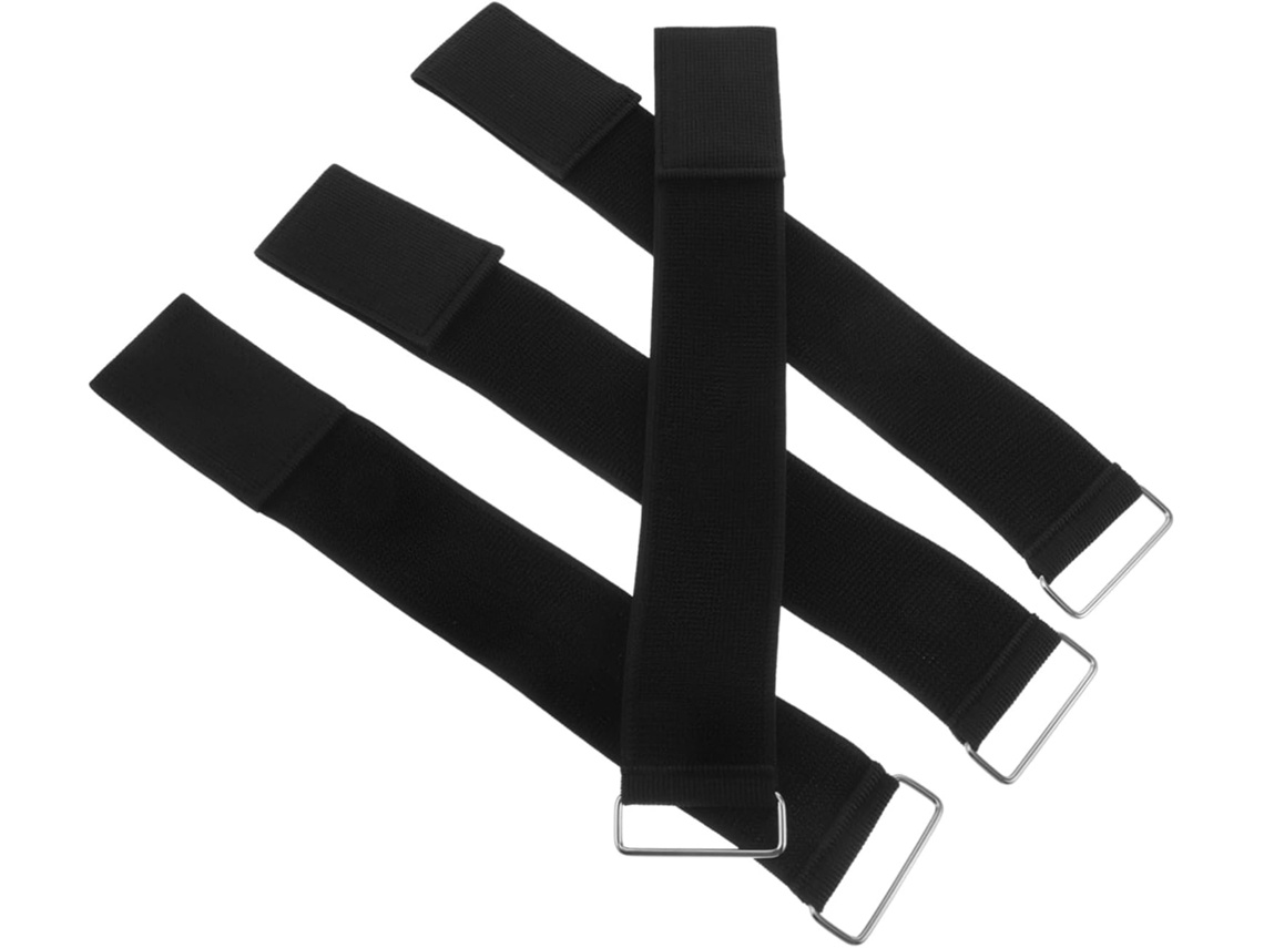 Conjunto De 4 Tiras Autoadesivas Reutilizáveis Com Fecho De Velcro.