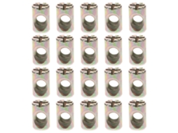 Conjunto De 20-porcas Barril Para Móveis Com Encaixe Cruzado, Conectores Resistentes Para Marcenaria, Acessórios