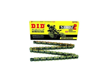 Corrente de Rolos de Motas D.I.D 520Dz2G&B X 116 Mail. Rj