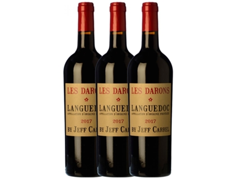 Vinho JEFF CARREL Jeff Carrel Les Darons Vin De Pays Languedoc Roble (0.75 L - 3 unidades)