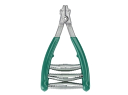 Aparador de Cordas para Raquete de Badminton e Tênis, Profissional, com 3 Molas, Clamp Inicial, Verde S/MARCA