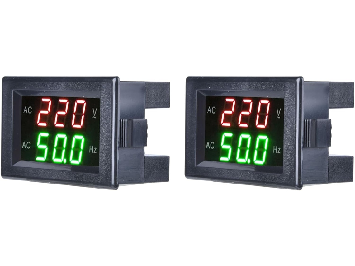 Gerador Com Display Duplo De Led, Voltímetro Digital Ca, Ferramenta