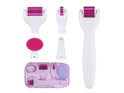 Kit Derma Roller 6 Em 1, Ferramentas De Microagulhamento De Titânio Para Cuidados Com A Pele Para Brilho Radiante, Promove Absorção De Produtos Para A