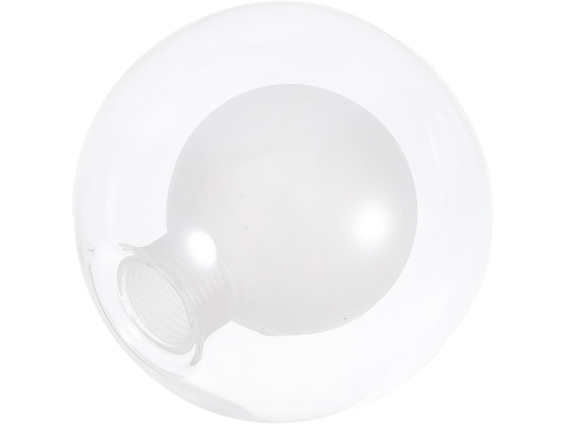 Luminária de Teto Redonda de Vidro, Multiuso para Uso Interno, com Bordas Arredondadas. SFUSHOS