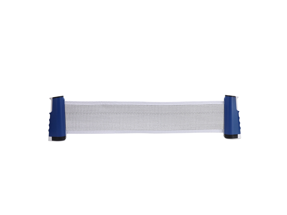 Rede De Tênis De Mesa Retrátil Com Prensas Resistente Ao Desgaste Portátil Para Mesa Até 5cm Azul Branco