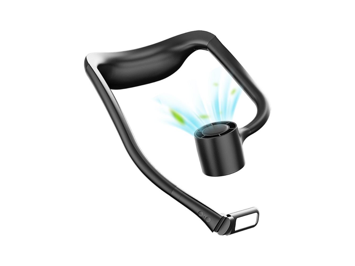 Ventilador Sem Lâmina Portátil Usb Recarregável 3 Velocidades
