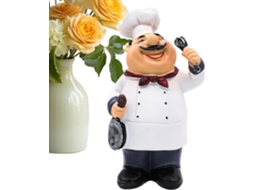Estatuetas De Chef Para Decoração De Cozinha, Pequenas Estatuetas Decorativas E |