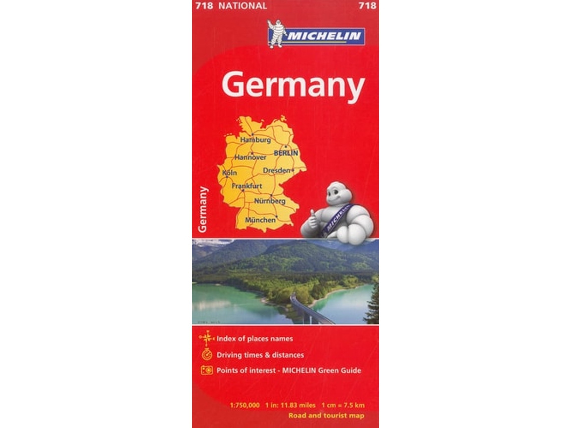 Livro Mapa Alemanha De Michelin (francês)