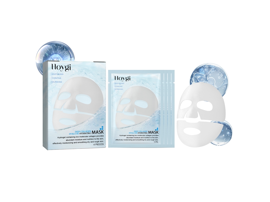 Máscara Hidratante Hoygi Colágeno B5 Hidrata Peles Gentil Limpeza Pores
