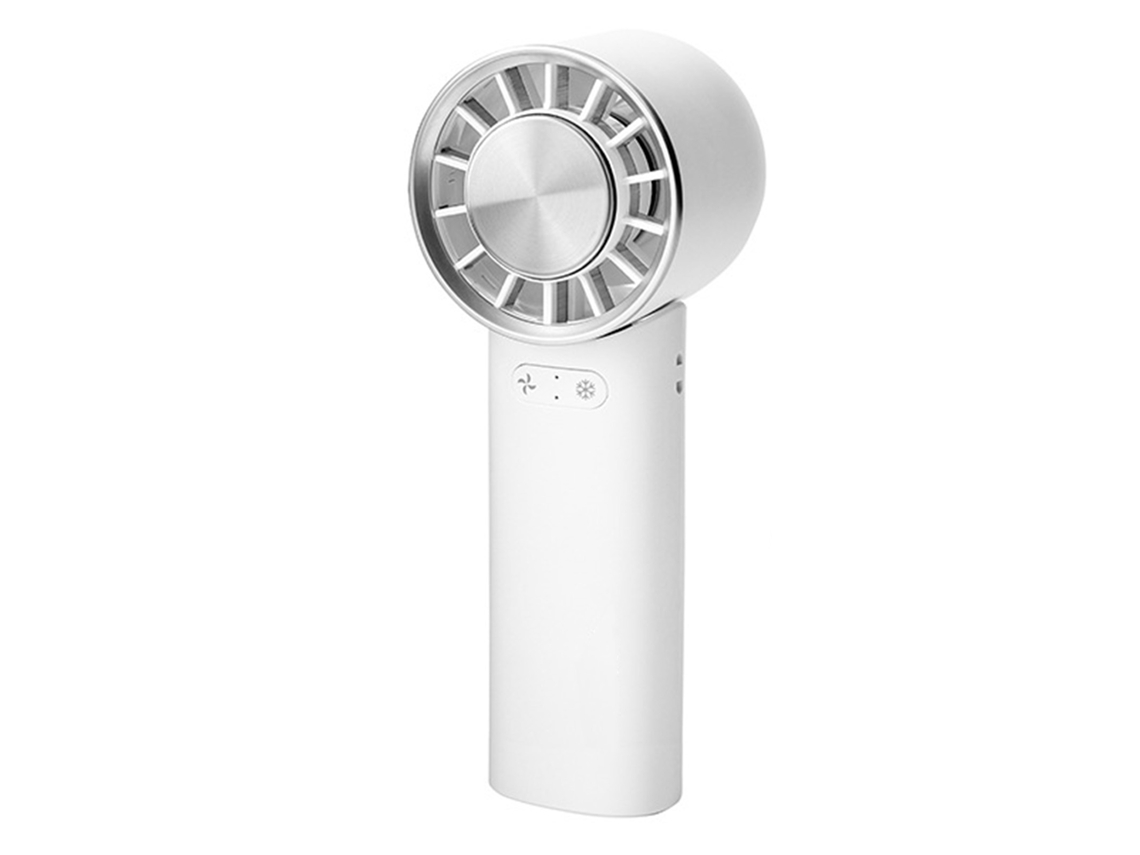 Ventilador Plegable De Enfriamiento Con Hielo 3 Velocidades Usb Recargable Portátil Tipo Básico