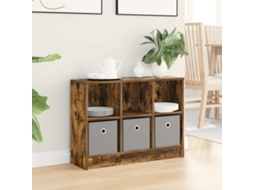 Vidaxl Buffet Com Gaveta Carvalho Defumado 73,5 X 22,5 X 53,5 Cm