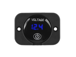 Voltímetro Digital Huiop Com Led E Interruptor Sensível Ao Toque 5-48v