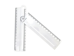 Régua Geométrica Multifuncional Dobrável De 0 A 180° Para Desenho, 1 A