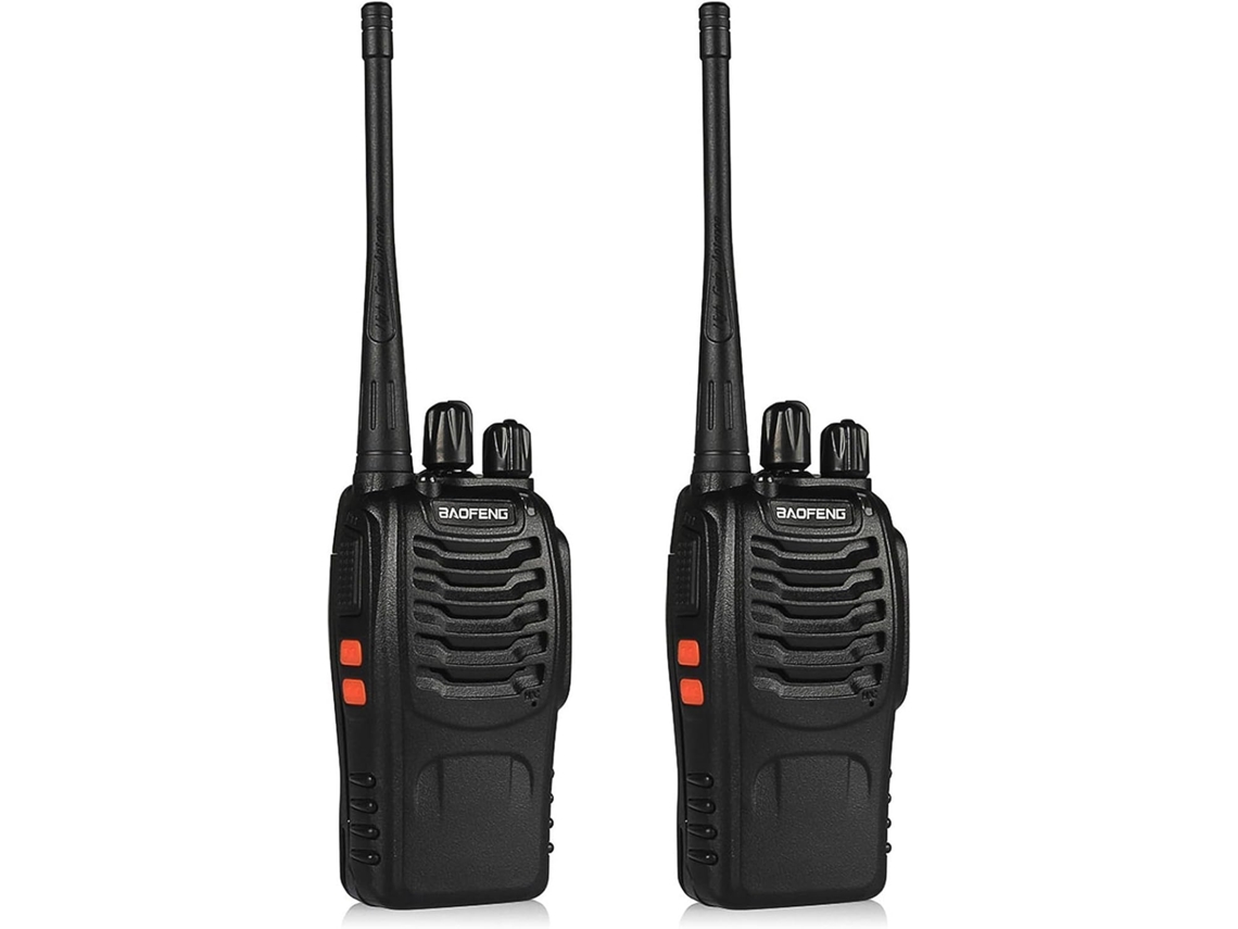 Walkie talkie de longo alcance BF 888s com 16 canais AQUAFORGE