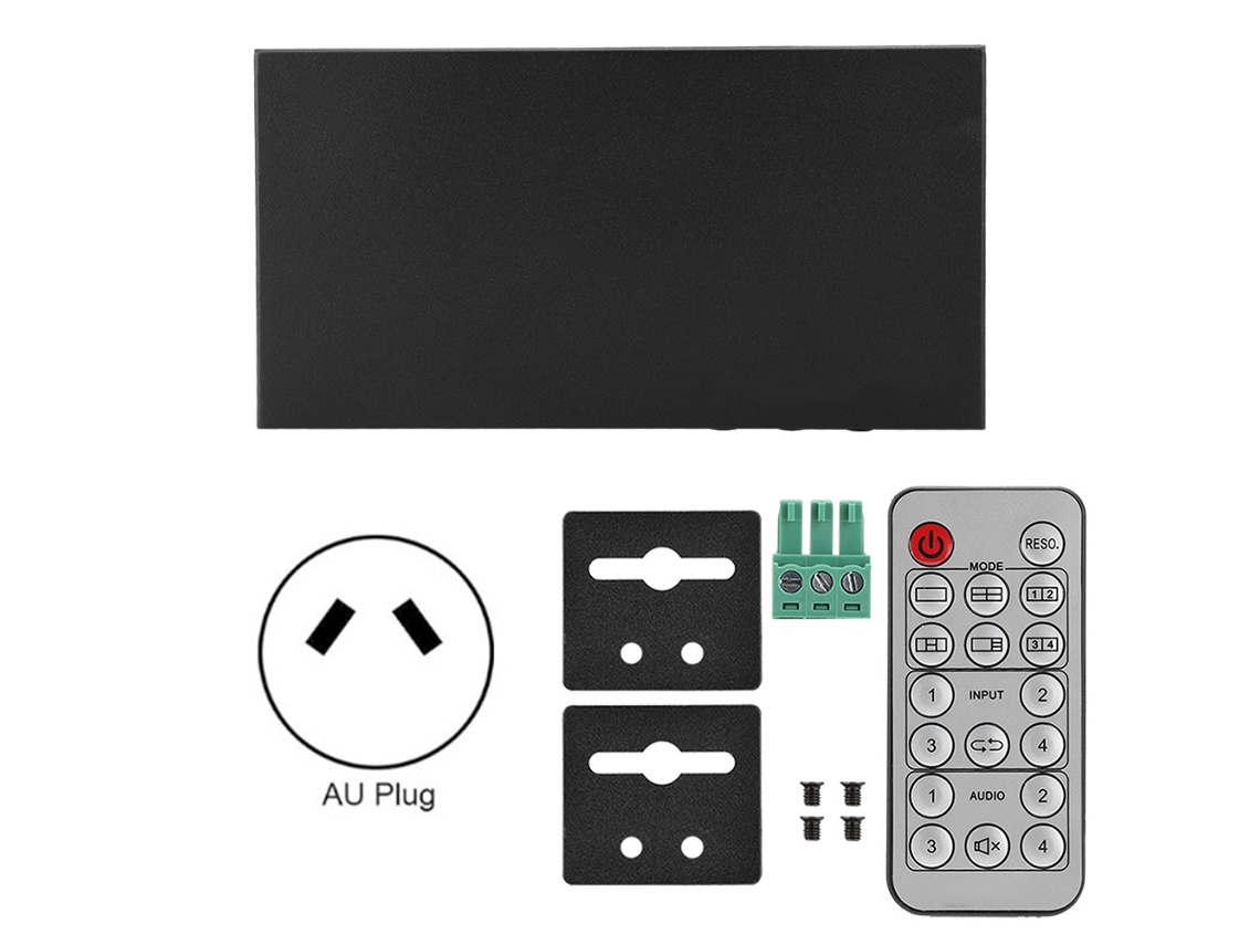Divisor De 4 Telas (divisor Hdmi, Commutação Sem Interrupção)