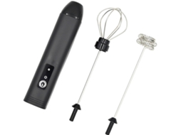 Espumador de Leite Eletrico Sem Fio, Manual, Cor Preto ZYBLSSBB