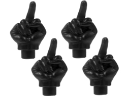 Tampas De Válvula De Pneu De Plástico Preto Para Camping, Tampas Impermeáveis Para Carro.