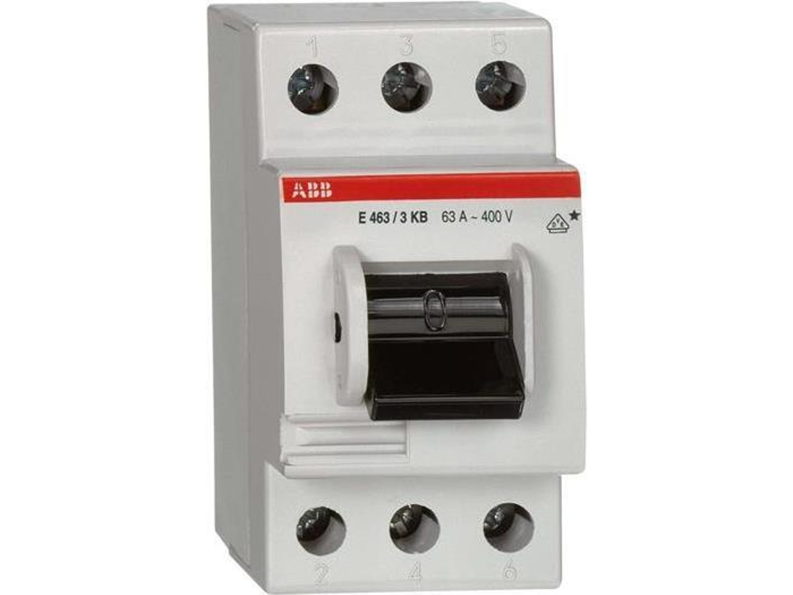 Interruptor elétrico E463/3kb 3p branco Abb (2cce160300r0131)