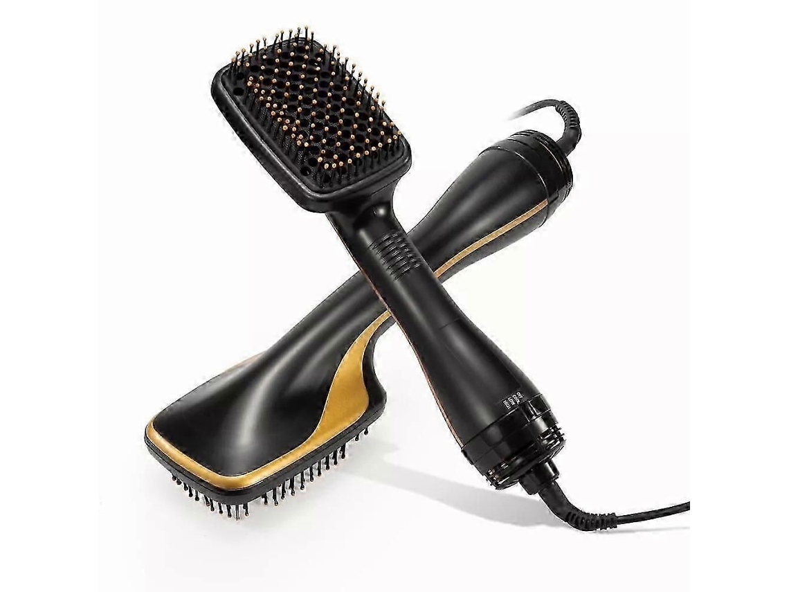 Secador De Cabelo Multifuncional, 2 Em 1: Escova Secadora E Escova Alisadora.