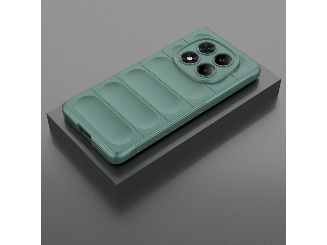 Capa Hexinyigjly Para Xiaomi Redmi Note15 Pro 5g Antichoque Com Toque Sensorial Verde