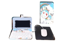 Capa De Teclado Para Telefone (com Suporte, Conectável Via Bluetooth)