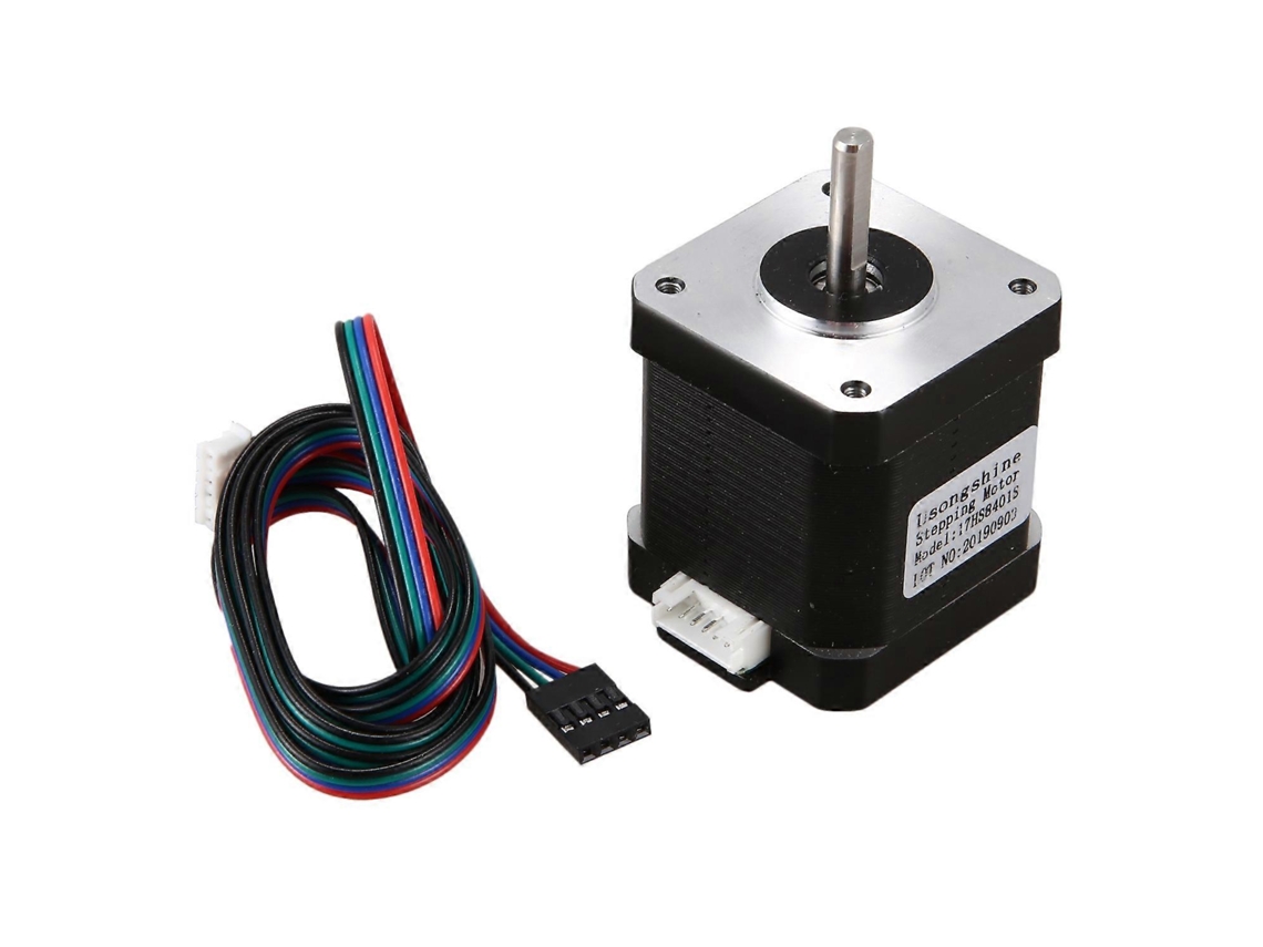 1 Pc Nema 17 Motor De Passo 48 Mm Nema17 Motor 42bygh 2a 4 Lead Motor 1m Cabo Para 3d Pri Aquaforge (17hs8401)