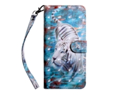 Capa De Celular Com Estampa De Couro Pu E Holofote Para Huawei P30 Pro