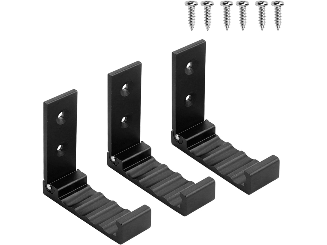 Conjunto De 3 Ganchos Parede Dobráveis Em Metal Para Banheiro,