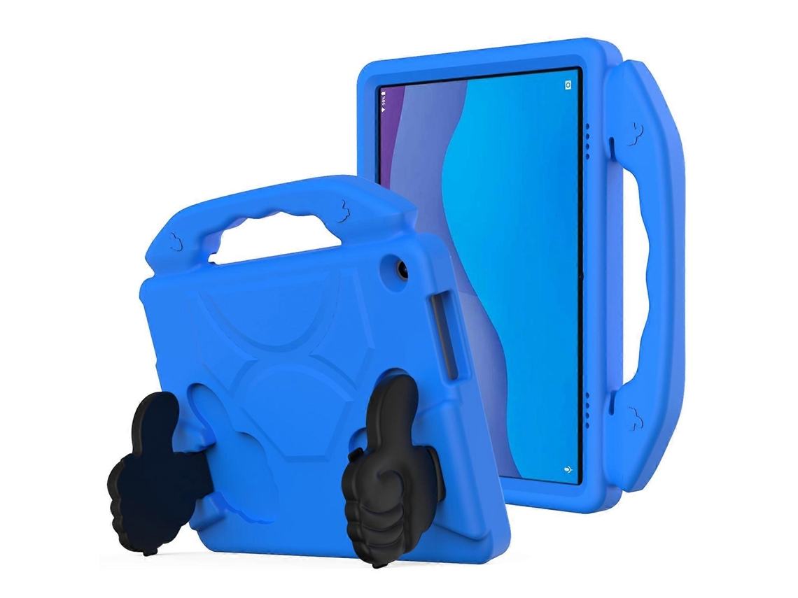 Capa Para Tablet Lenovo Tab M10 Hd 10.1 Tb-x505f/x505n Em Eva Resistente A Impactos Com Suporte Para Polegar