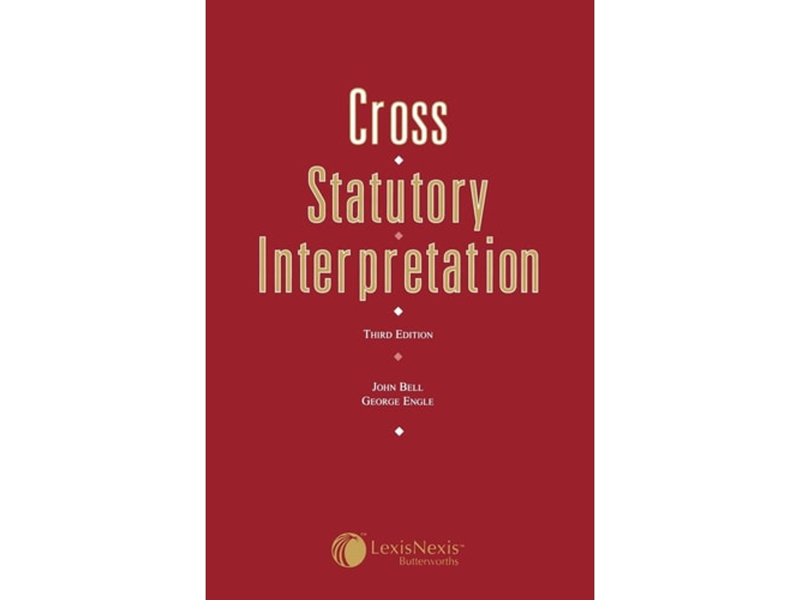 Livro Statutory Interpretation de Rupert Cross (Inglês)