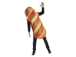 2026 traje de Pão Baguete Disfarce Unissex Adulto para Festas Halloween Carnaval Traje Completo