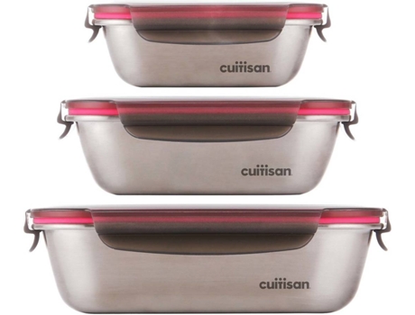 Recipiente CUITISAN Rectangular (Aço Inox)