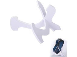 Lurelia Suporte Para Guitarra De Madeira Portátil Para Guitarra E Violino Branco