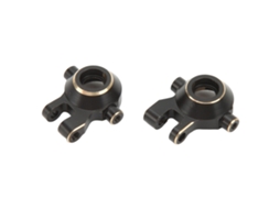 Mali 2pcs Conjunto de Junta de Direção em Latão para Carro de Escalada Controle Remoto 1/18 Preto