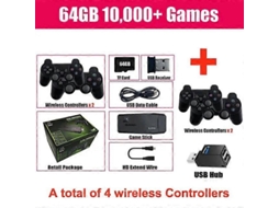 Console De Jogos Retrô M8 4k 60fps Com Saída Hdmi E Baixa Latência, Controle De Tv Com Duas Alças, Player Portátil Para Ps1, Envio Direto Ly Ebike