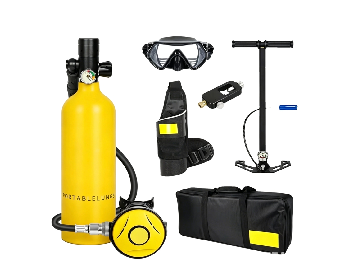 Tanque De Ar, Alta Pressão, Design Compacto, Amarelo