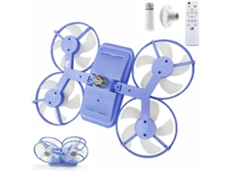 Ventilador De Teto Com Luz Led Estilo Drone, 2 Em 1 Controle Remoto,